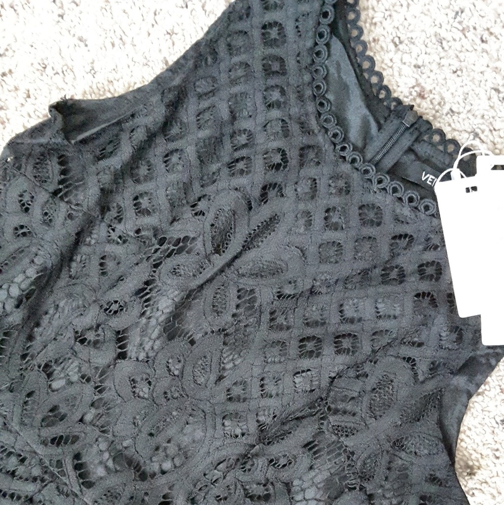 BNWT Lace Cocktail Party Dress in Black - Picture 5 of 5